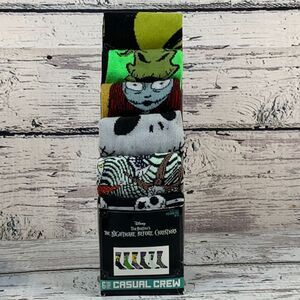 Disney Nightmare Before Christmas Socks 6-Pack Casual Crew [Shoe Size 8-12]‎ NEW